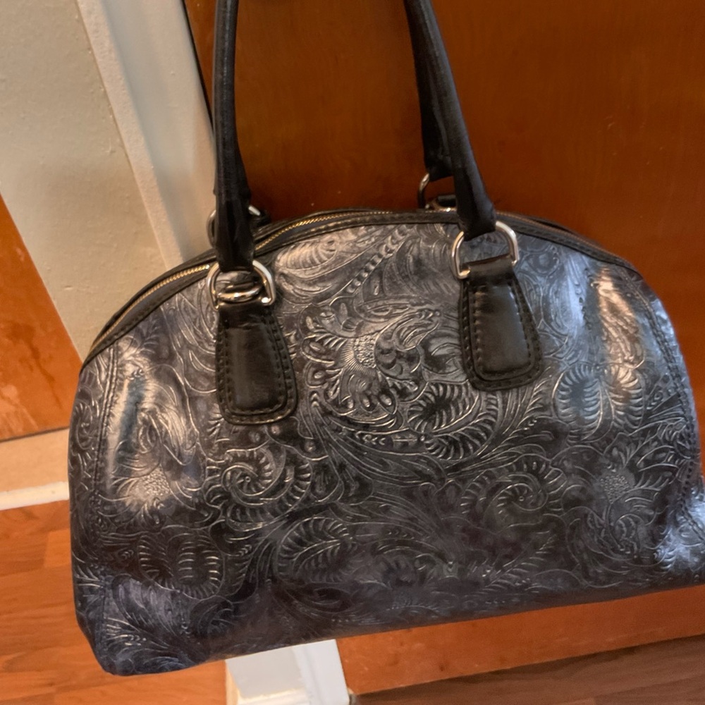 Black Leather Satchel